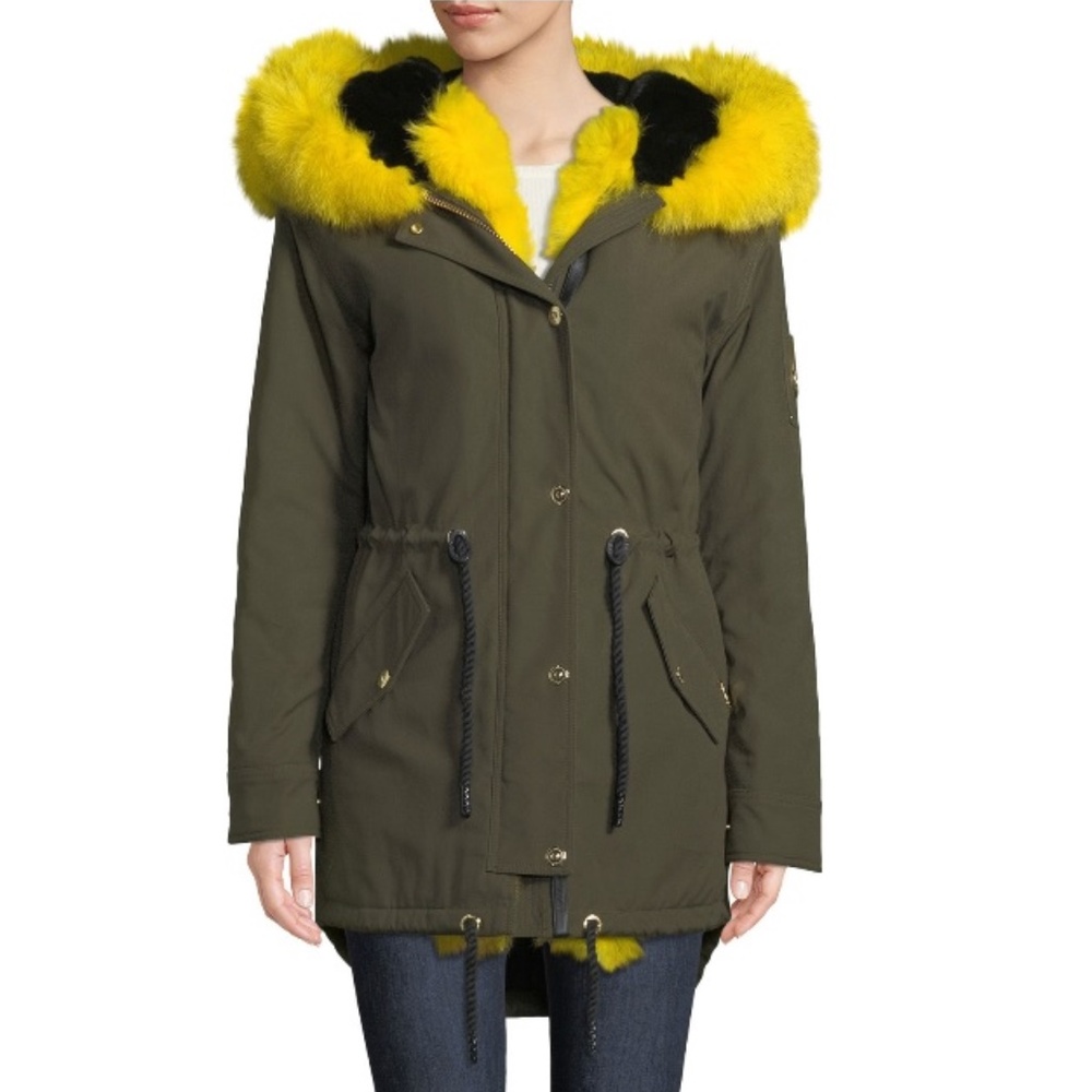 NEW- Parka with Removable faux Fur Trim NEW w/TAGS